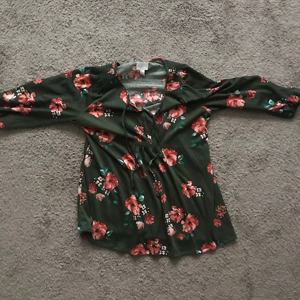 AGlow Maternity - Peasant Top (L)